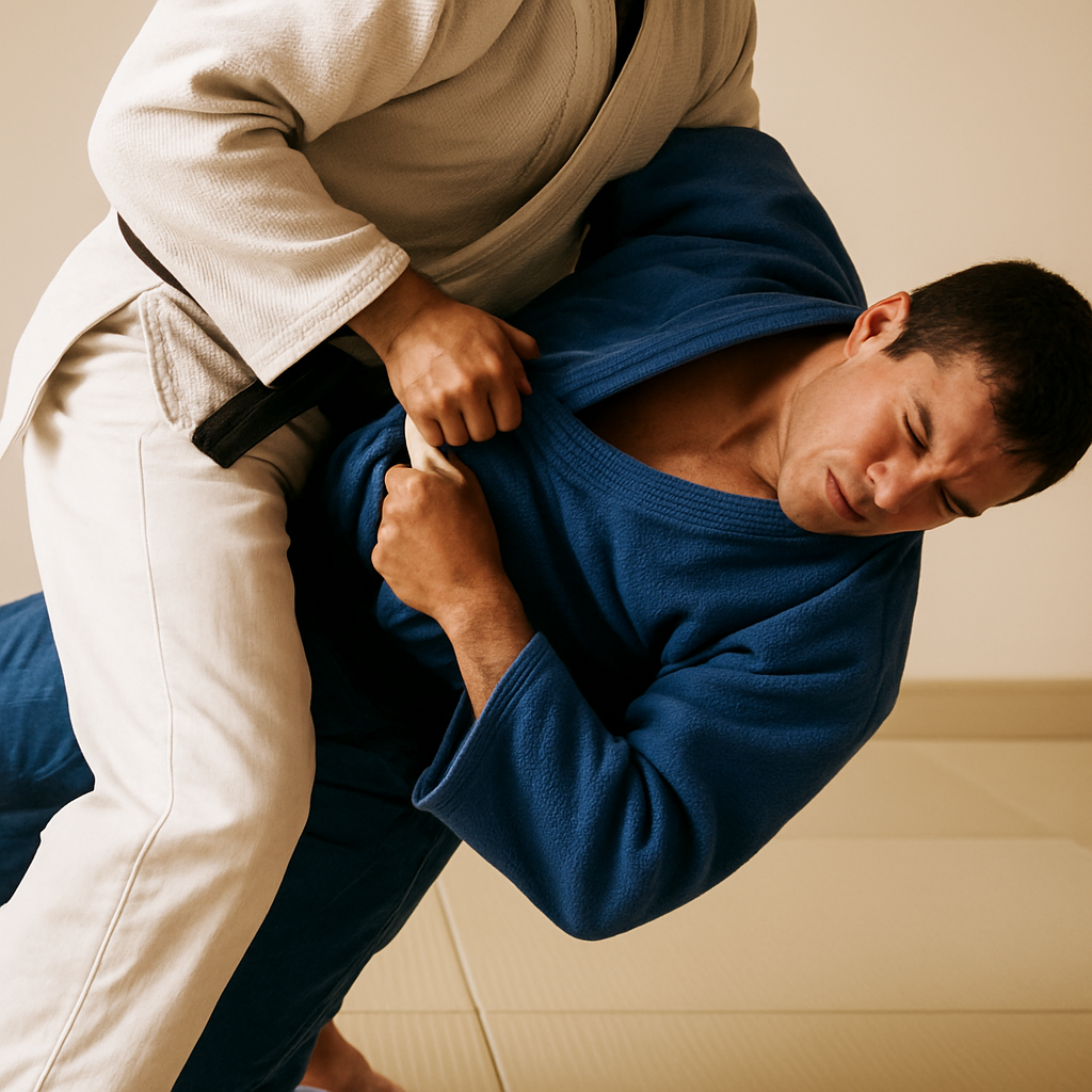 Entrenamiento de técnica judo